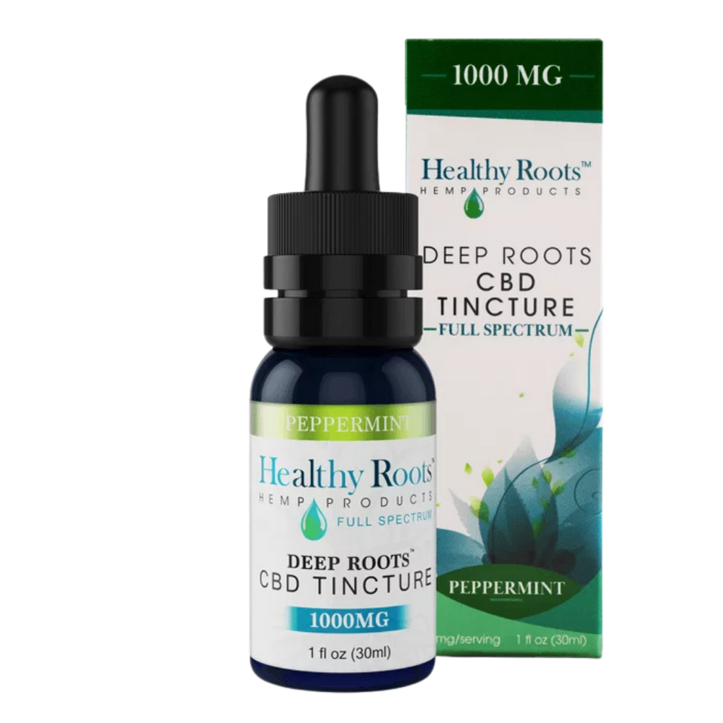 Deep Roots Full Spectrum CBD Tincture Peppermint 1000 MG
