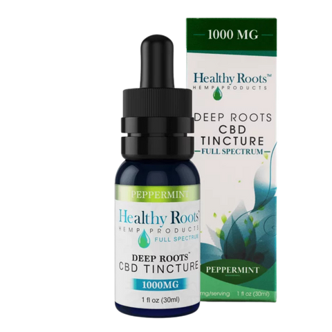 Deep Roots Full Spectrum CBD Tincture Peppermint 1000 MG