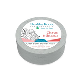 Stay Rooted CBD Bath Bomb Puck Citrus Hibiscus 100 MG