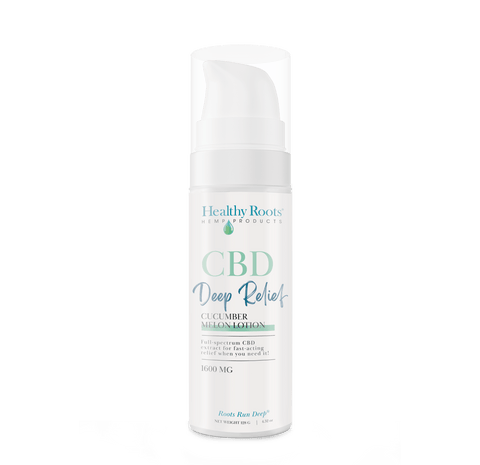 Deep Relief Full Spectrum CBD Cucumber Melon Lotion 1600 MG
