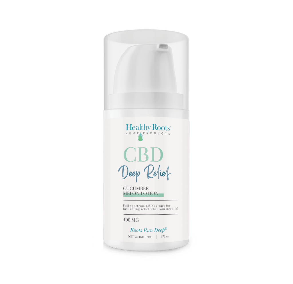 Deep Relief Full-Spectrum CBD Cucumber Melon Lotion 400 MG