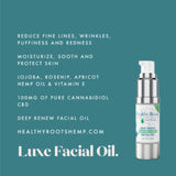 Deep Renew CBD Facial Oil – 100 MG