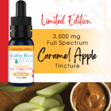DEEP ROOTS FULL SPECTRUM CBD TINCTURE CARAMEL APPLE 3000 MG