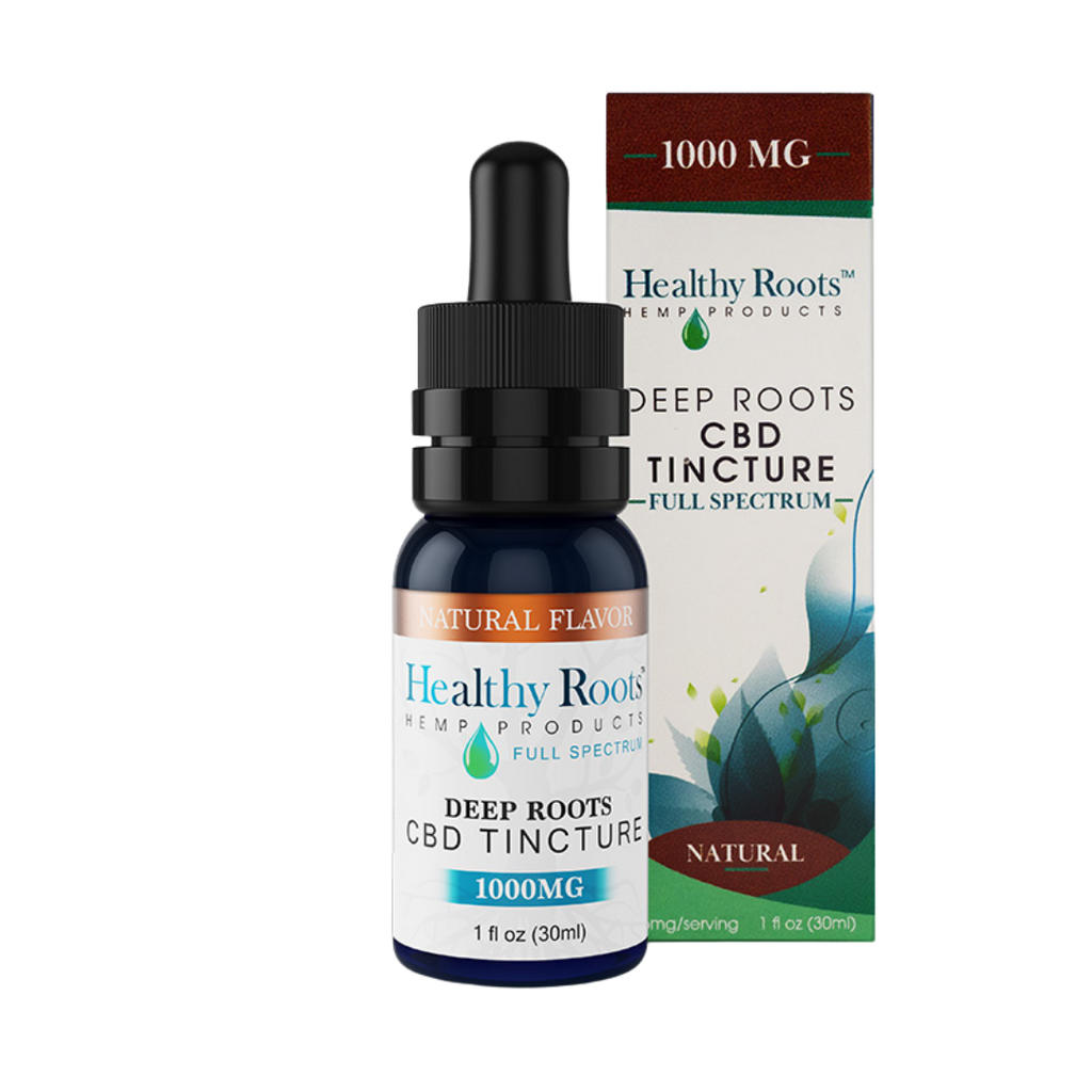 Deep Roots Full Spectrum CBD Tincture Natural 1000 MG